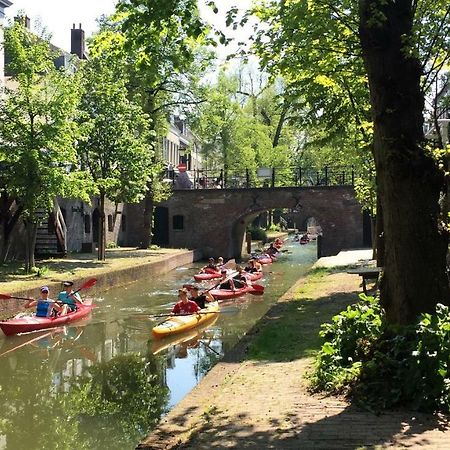 Large Historical Apartment & Canal Terrace Utrecht Kültér fotó