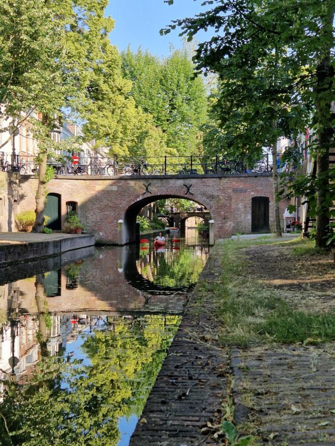 Large Historical Apartment & Canal Terrace Utrecht Kültér fotó