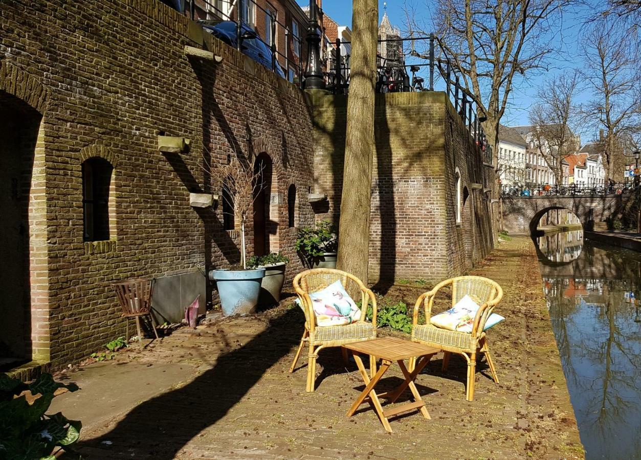 Large Historical Apartment & Canal Terrace Utrecht Kültér fotó