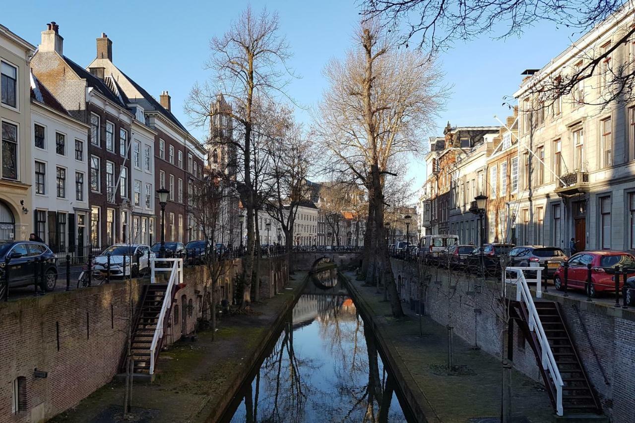 Large Historical Apartment & Canal Terrace Utrecht Kültér fotó