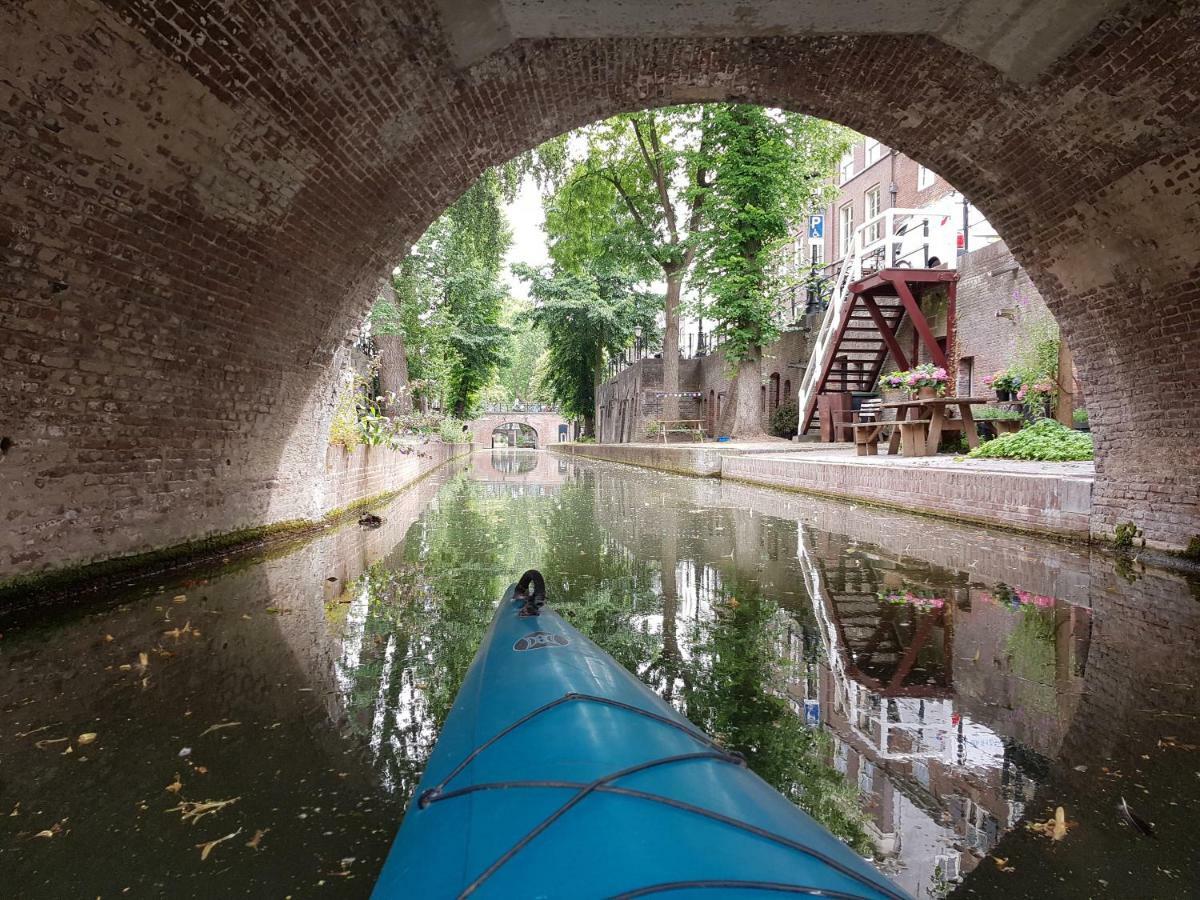 Large Historical Apartment & Canal Terrace Utrecht Kültér fotó