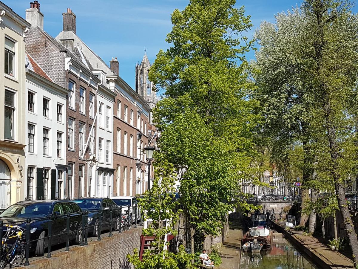 Large Historical Apartment & Canal Terrace Utrecht Kültér fotó