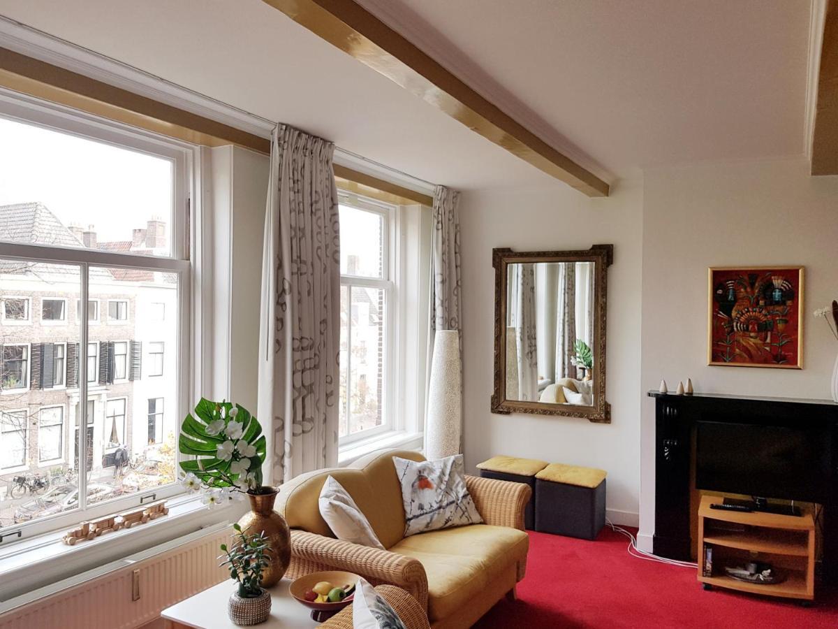 Large Historical Apartment & Canal Terrace Utrecht Kültér fotó